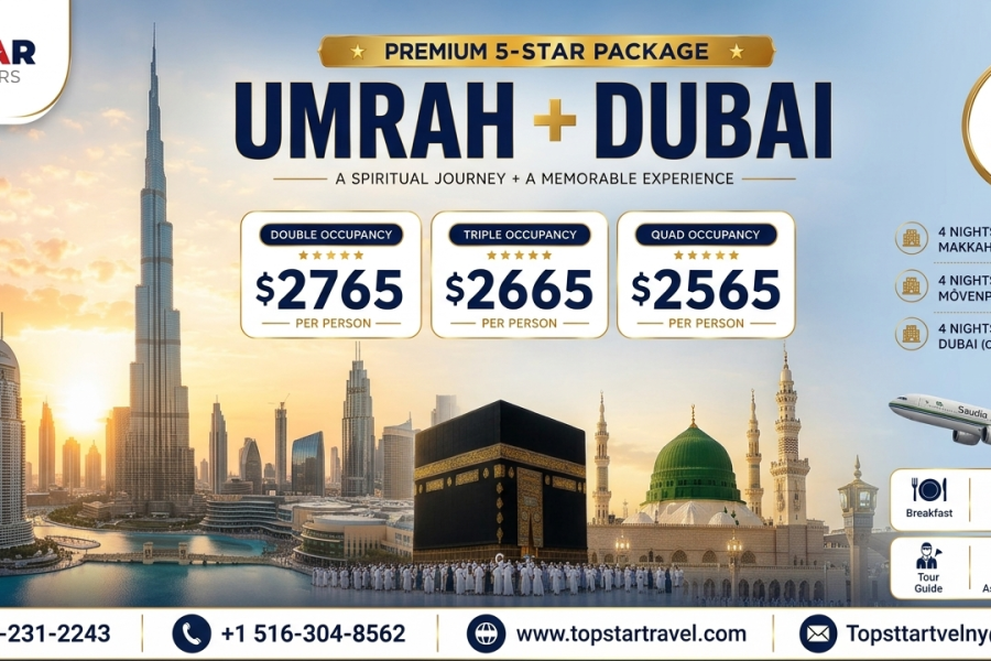 12 Days Umrah + Dubai Package