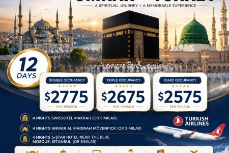 12 Days Umrah + Turkey